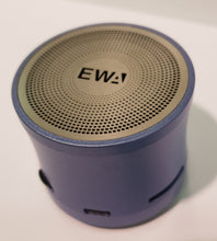 Load image into Gallery viewer, EWA Mini Wireless Speaker Bluetooth 10M Range Solid Metal Loud Sound Blue