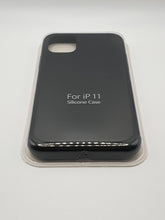 Load image into Gallery viewer, iPhone 11 Black Soft Touch Silicone Case Cover Protection Lightweight Slim Extra Grip