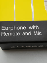 Load image into Gallery viewer, Budi Lightening Connector Earphones 1.2M With Remote Volume Controls & Mic For iPhones