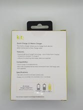 Load image into Gallery viewer, Kit Ultra Fast Mains USB Plug Charger Upto 4X Faster Than Standard Charger For Smartphones & Tablets