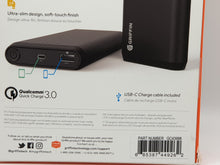 Load image into Gallery viewer, Griffin Reserve Powerbank Qualcomm Quick Charge 3.0 Technology USB-C Premium Power To GO Upto 10X Charges For Smartphones Tablets Macs