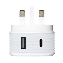Load image into Gallery viewer, Juice Dual USB-C USB-A Charger 30w Power Delivery For iPhone 12 & Android Smartphones