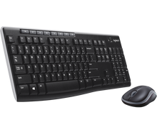 Load image into Gallery viewer, Logitech MK270 Wireless Keyboard &amp; Mouse Combo Black 10M Range Reliable Long Battery Life 3 Year Manufacturers Warranty
