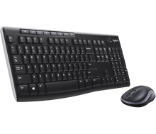 Load image into Gallery viewer, Logitech MK270 Wireless Keyboard & Mouse Combo Black 10M Range Reliable Long Battery Life 3 Year Manufacturers Warranty