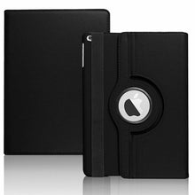 Load image into Gallery viewer, iPad 2/3/4 Black Case Rotating 360 Full Protective Cover Leather Style Stand Up Positions