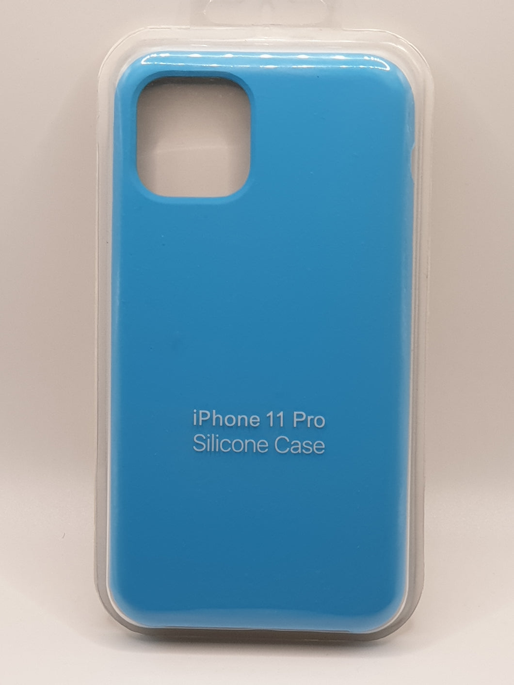 iPhone 11 Pro Silicone Blue Case Cover Soft Touch Protective