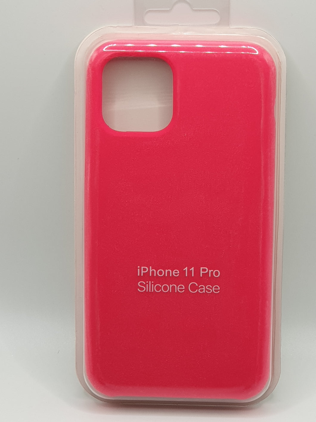 iPhone 11 Pro Silicone Hot Pink Case Cover Soft Touch Protective