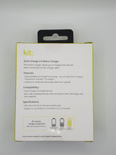 Load image into Gallery viewer, Kit Ultra Fast Mains USB Plug Charger Upto 4X Faster Than Standard Charger For Smartphones &amp; Tablets
