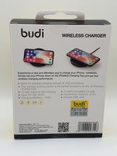 Load image into Gallery viewer, Budi Fast Wireless Charger Qi Devices Smartphones Android iOS Stand Folds Up

