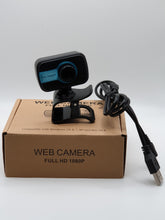 Load image into Gallery viewer, Webcam 1080P HD Video Wide Angle Lense With Built In Mic For PC Laptop
