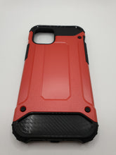 Load image into Gallery viewer, iPhone 12 Mini 5.4&quot; Slim Armour Protection Case Cover Black &amp; Red Tough Durable Design
