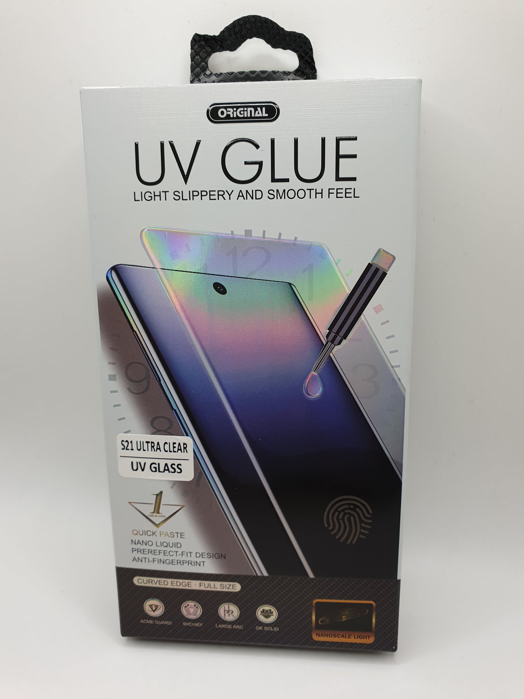 Samsung S21 Ultra UV Glue Clear Glass Protector Quick Paste Nano Liquid Full Size
