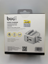 Load image into Gallery viewer, Budi Home Charger UK Plug 24Watt 4.8AMP 3x USB Ports Fast Charging For Smartphones Tablets With Holder Shavers International Adapters
