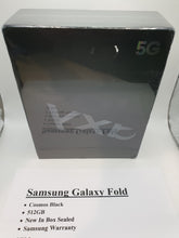 Load image into Gallery viewer, Samsung Galaxy Fold Cosmos Black 512GB 5G Samsung Warranty
