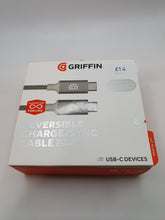 Load image into Gallery viewer, Griffin Type C To Type C Cable 1.8M Reversible Braided
