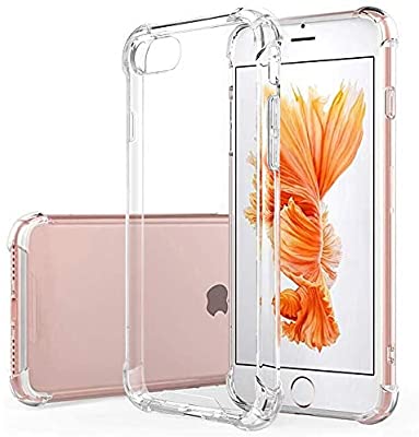 iPhone 7/8 Plus Clear Back Anti-Burst Case Protection Slim Armour Impact Absorbing