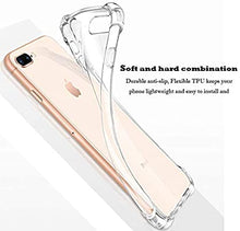 Load image into Gallery viewer, iPhone 7/8 Clear Back Anti-Burst Case Protection Slim Armour
