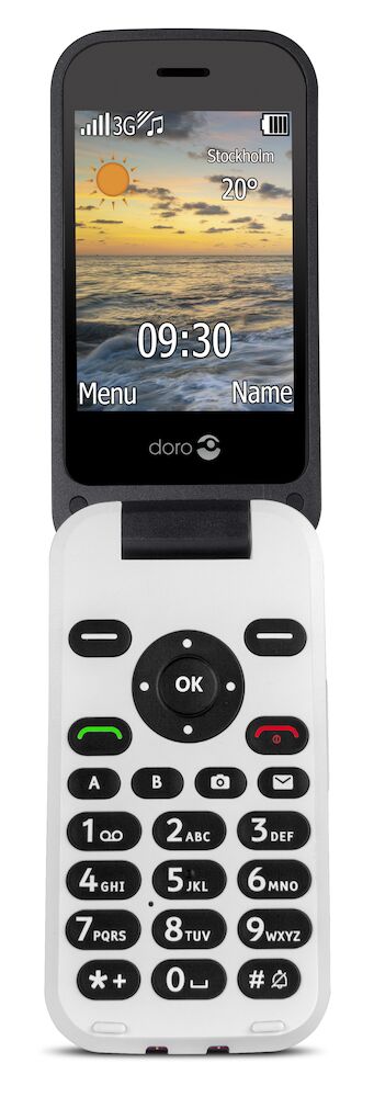 Doro 6620 Mobile Phone Flip Simple Calls Texts Pictures Senior Friendly Easy To Use
