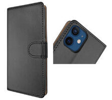 Load image into Gallery viewer, iPhone 11 Black Wallet Case Cover With Card Insert
