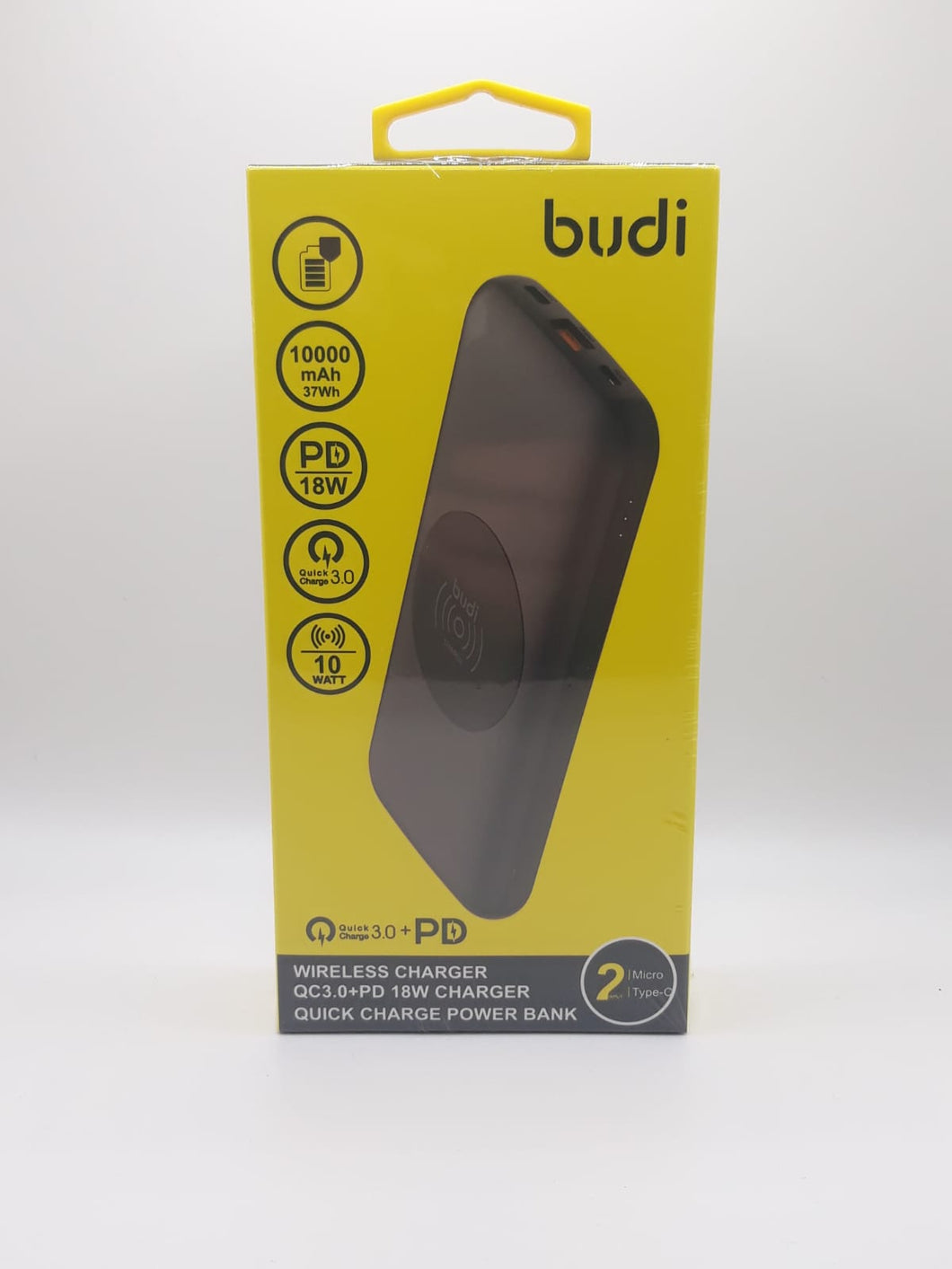 Budi Wireless Powerbank Charger Boost Your Smartphone Tablet