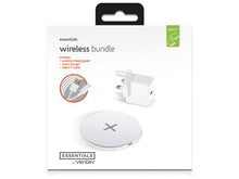 Load image into Gallery viewer, Ventev Wireless Bundle Includes: Charging Pad, 1M Type-C Cable, 12W USB Plug Mains Charger
