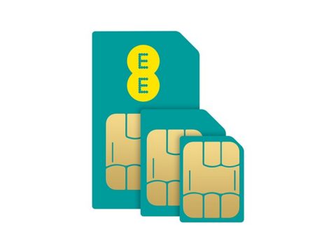 EE Sim Card Pay As You Go Calls Texts Data 5GB Data 500Mins & Unlimited Texts For £10 A Month